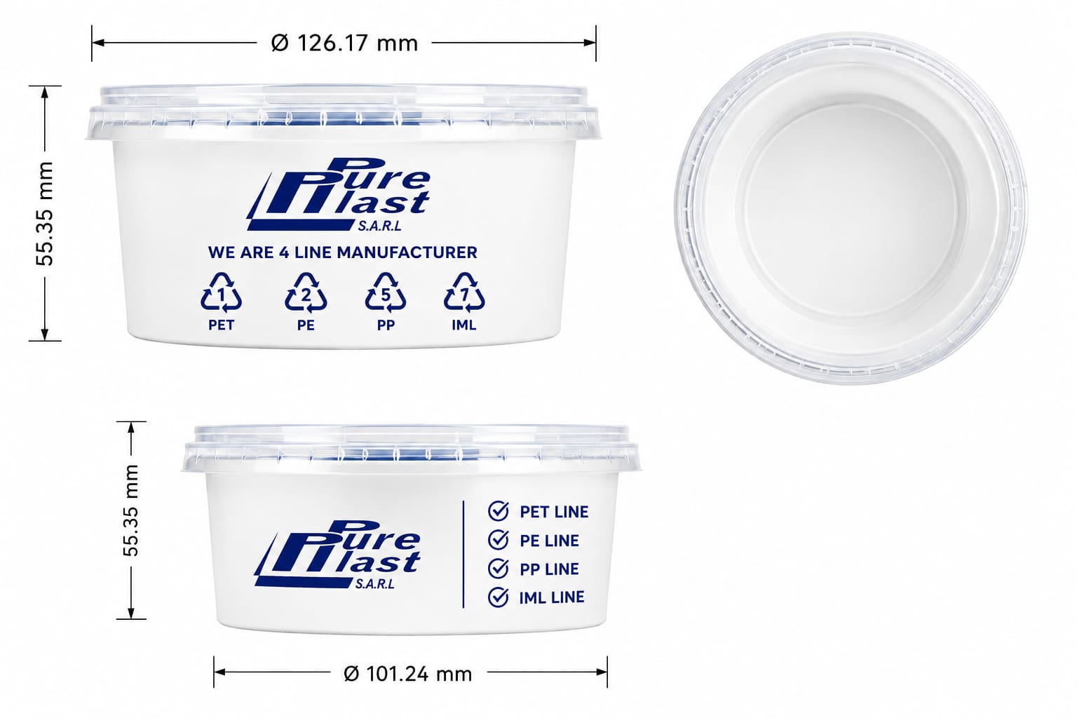 Premium Clear Bottles